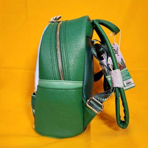 Loungefly The Wizard of Oz Emerald City Glow-in-the-Dark Green Mini Backpack NEW main image 8